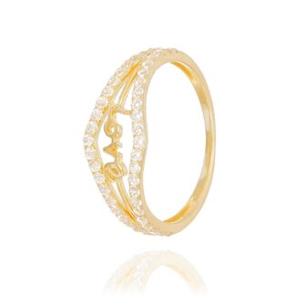 Gouden love ring