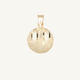 Gouden Hanger Rond Patroon