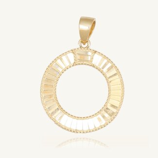 Gouden Hanger Rond Open Design