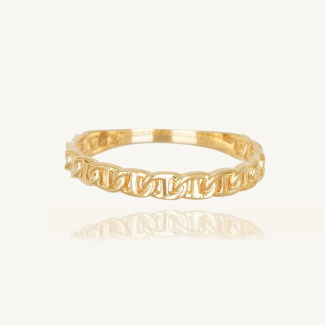 Elegante Kettingstijl Ring voor Dames