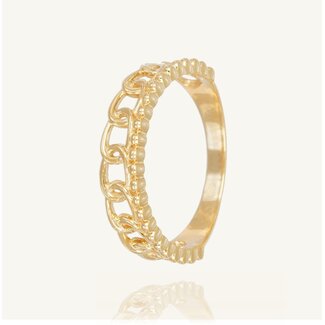Gouden Schakel Ring