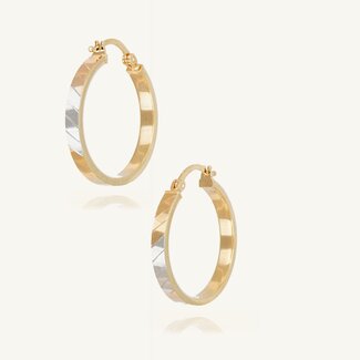 18 Karaat Gouden Creolen Oorbellen