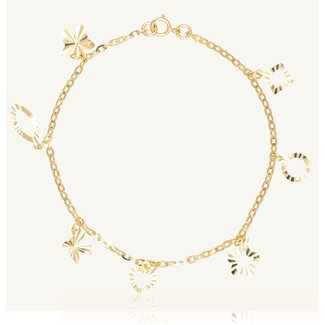 18 Karaat Gouden Bedel Armband