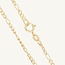 Elegante 18 Karaat Gouden Ketting met Design Schakels