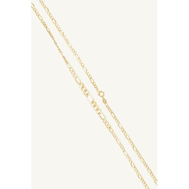 Elegante 18 Karaat Gouden Schakelketting Design