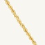 Elegante 18 Karaat Gouden Rope Armband Gedraaide Schakel