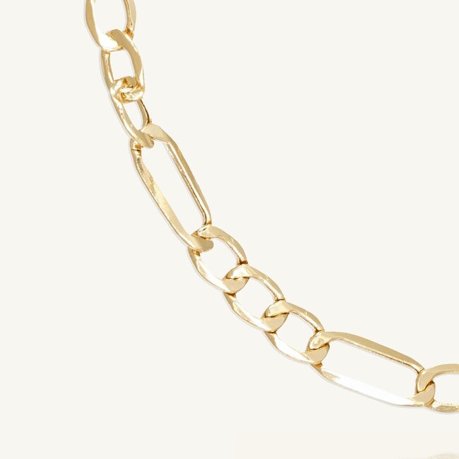 18 Karaat Gouden Figaro Armband Dames