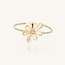 18 Karaat Gouden Bloem Ring