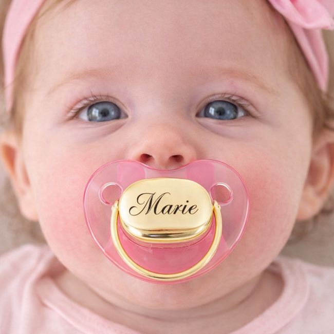 Persoonlijke Gouden Speen met Naam