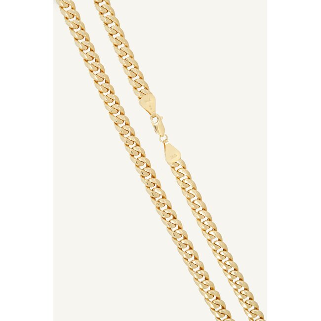 Stijlvolle gouden schakelketting