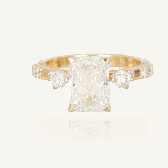 Exclusieve diamanten ring 3.01 karaat