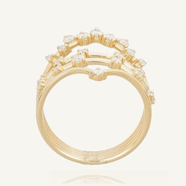 Elegante diamanten ring 0.53 karaat