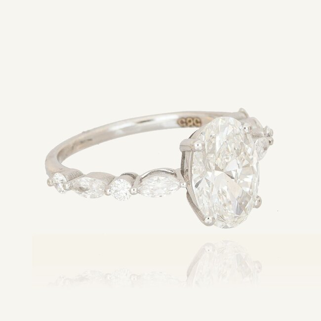 Exclusieve diamanten ring 2.50 karaat