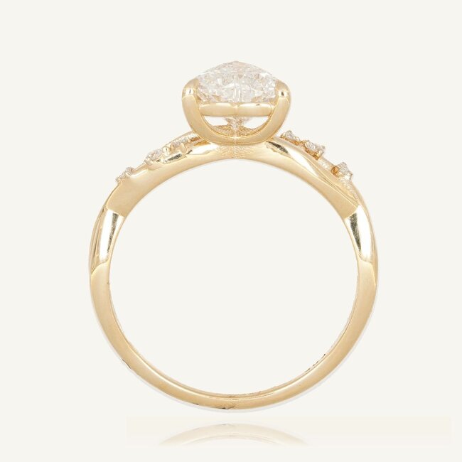 Romantische diamanten ring met 1.05 karaat