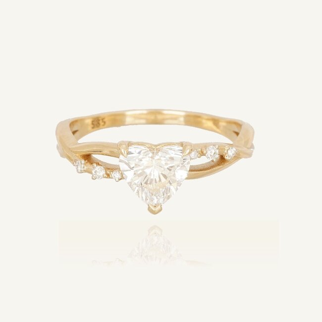 Romantische diamanten ring met 1.05 karaat