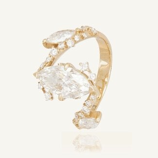 Diamanten ring 2.91 ct marquise design