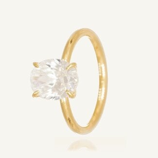 Luxe Ovalen Solitaire Ring