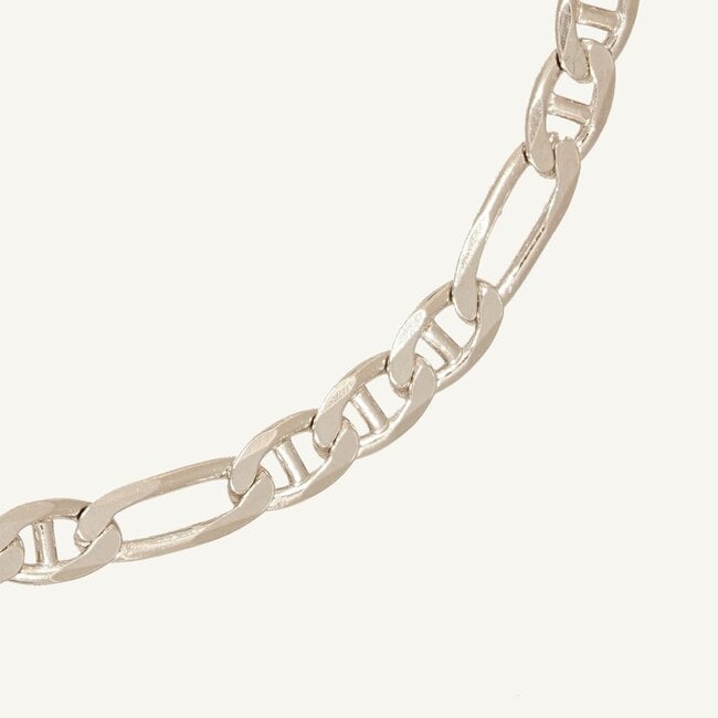 Elegante Zilveren Figaro Armband 3.1 mm