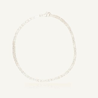 Fijne Zilveren Byzantijnse Armband