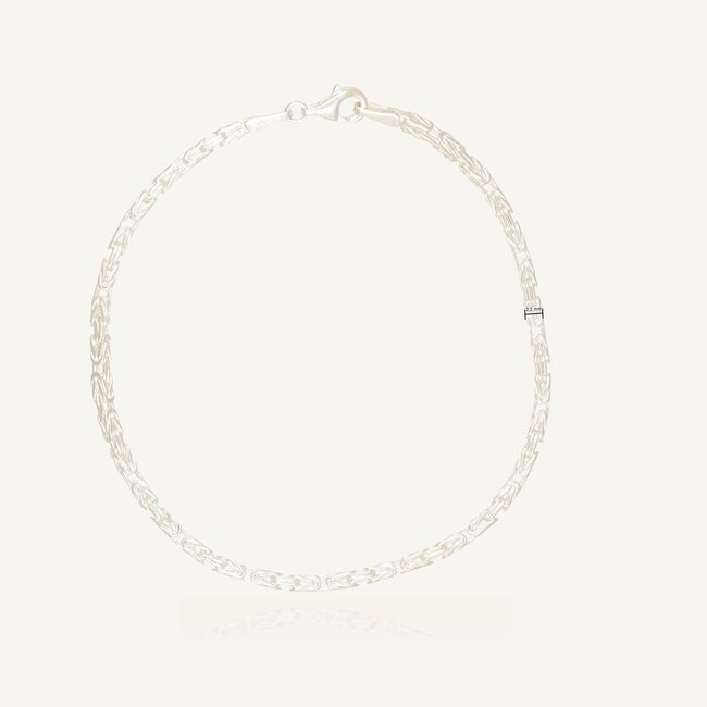 Zilveren Byzantijnse Schakelarmband ca. 2.2 mm