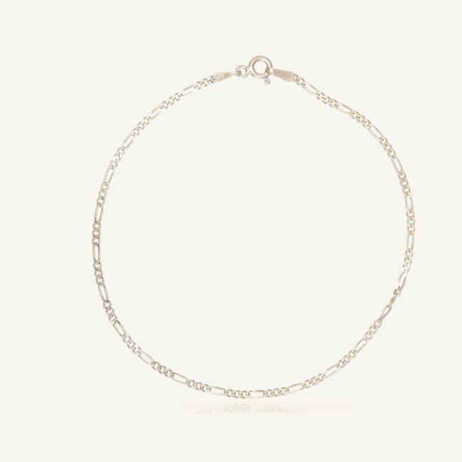 Zilveren Figaro Armband