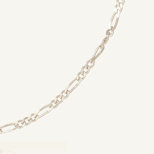 Zilveren Figaro Armband