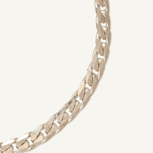 925 zilveren Cuban Link armband hoogglans 20 cm