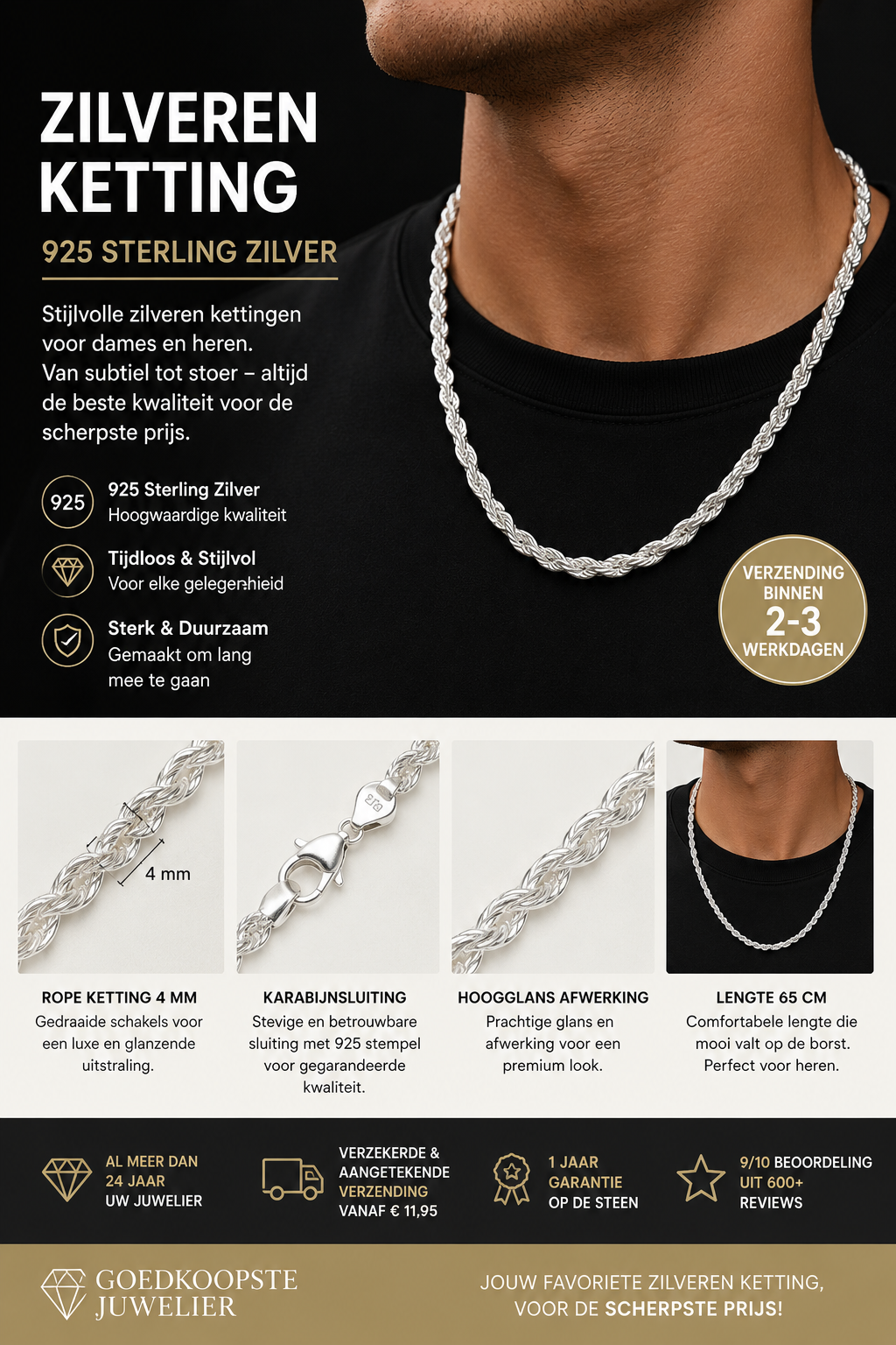 Zilveren ketting