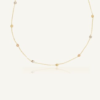 Driekleurige Dorika Ketting