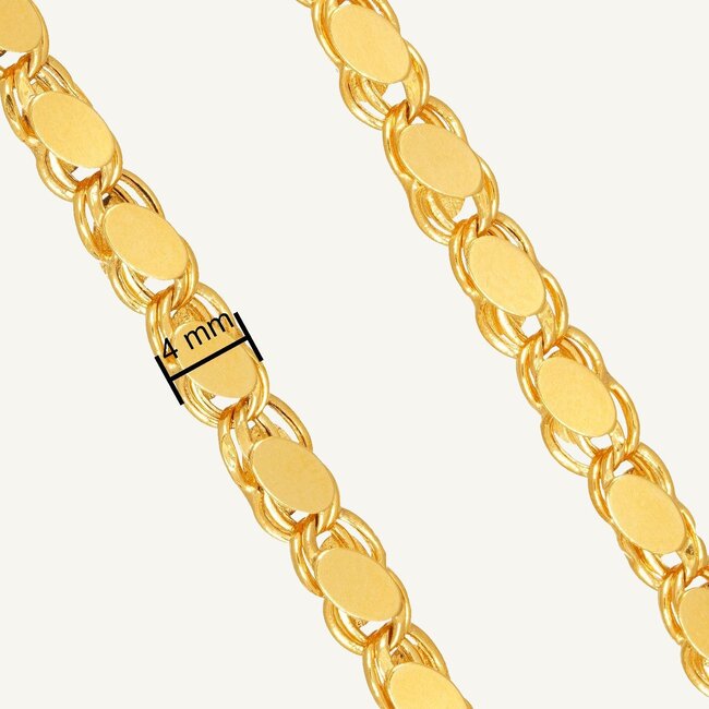 22 Karaat Gouden Burma Ketting