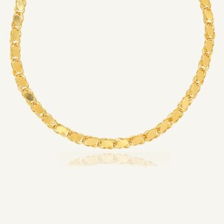 Roodgouden Burma Ketting