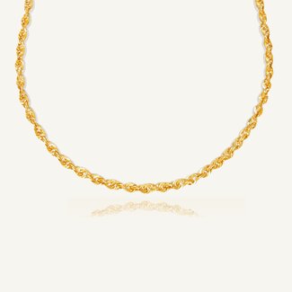 Roodgouden Rope Ketting