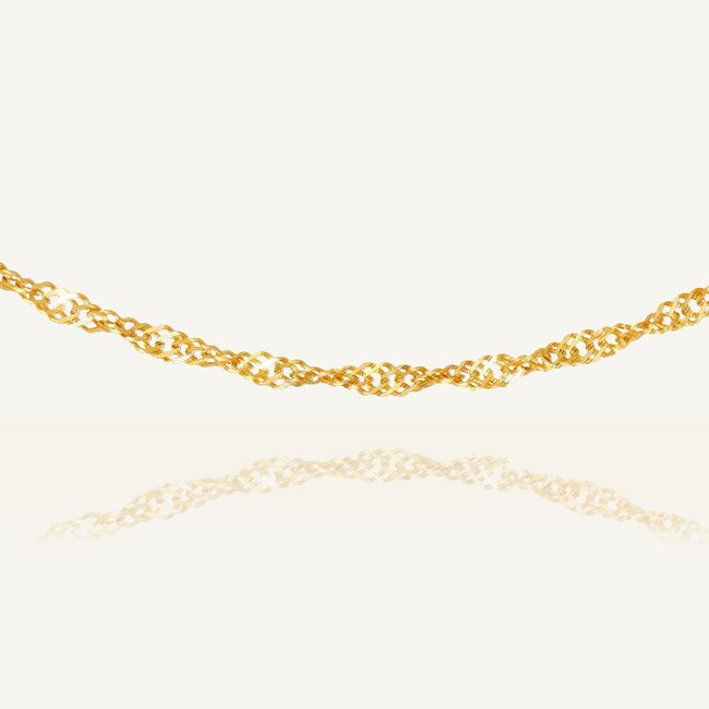 22 Karaat Roodgouden Fantasie Ketting