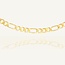Roodgouden Figaro Ketting