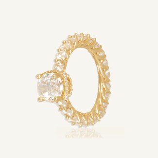 Gouden Ring met Zirkonia