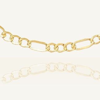 Geelgouden Figaro Ketting