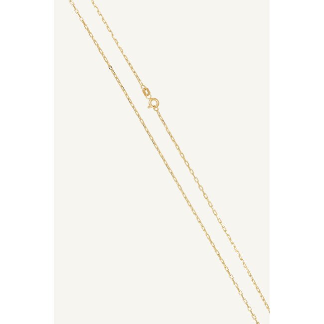 14 Karaat Geelgouden Paperclip Ketting