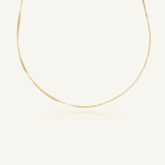 14 Karaat Geelgouden Venetiaanse Ketting
