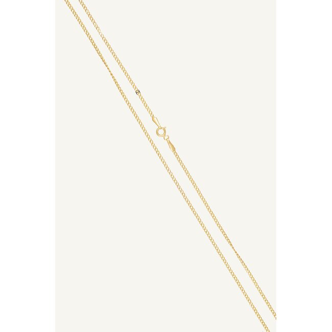 14k Geelgouden Ketting met Gourmet Schakels