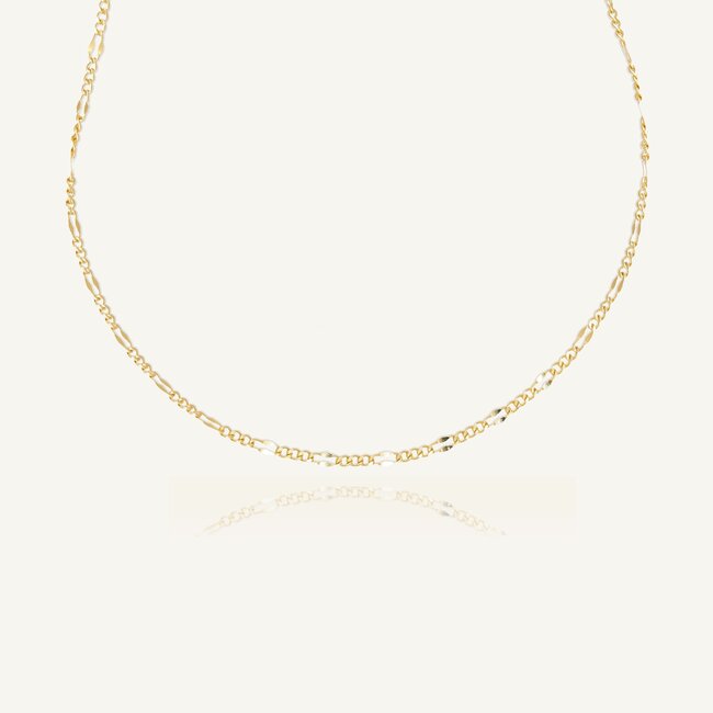 Geelgouden Fantasie Schakelketting