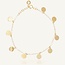Geelgouden Bedelarmband Rondjes
