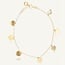 Geelgouden Hartjesarmband