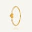 Gouden Hartjesring met Zirkonia