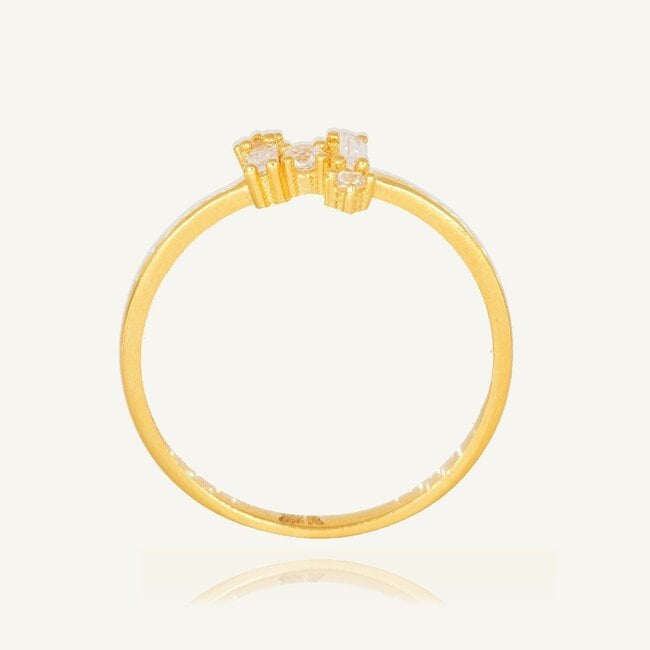 22 karaat Gouden Baguette ring