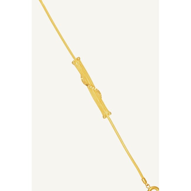 Kalze Dorika Armband met Flexibel Gouden Design