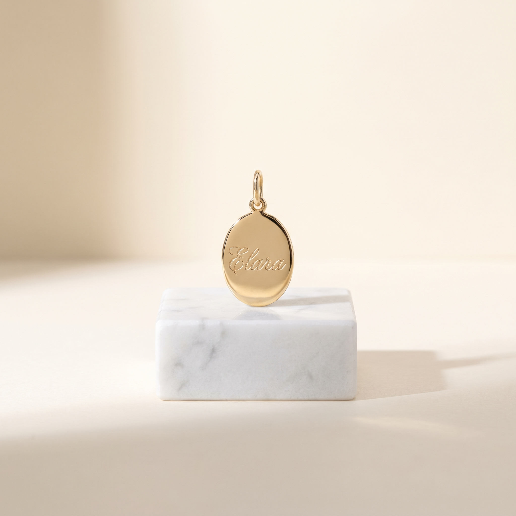 Gouden Graveerhangers met Naam, Foto of Datum