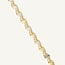 14 Karaat Gouden Armband met Witkleurige Details