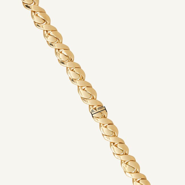 14 Karaat Gouden Schakelarmband
