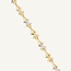 14 Karaat Gouden Armband met Stervormige Schakels