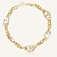 14 Karaat Gouden Armband met Ovale Schakels